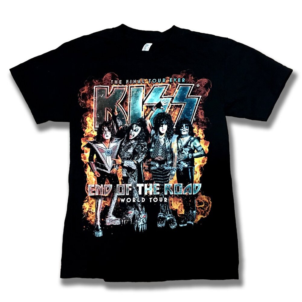 KISS - 2019 "END OF THE ROAD" WORLD TOUR CONCERT T-SHIRT *NEW* / SZ S